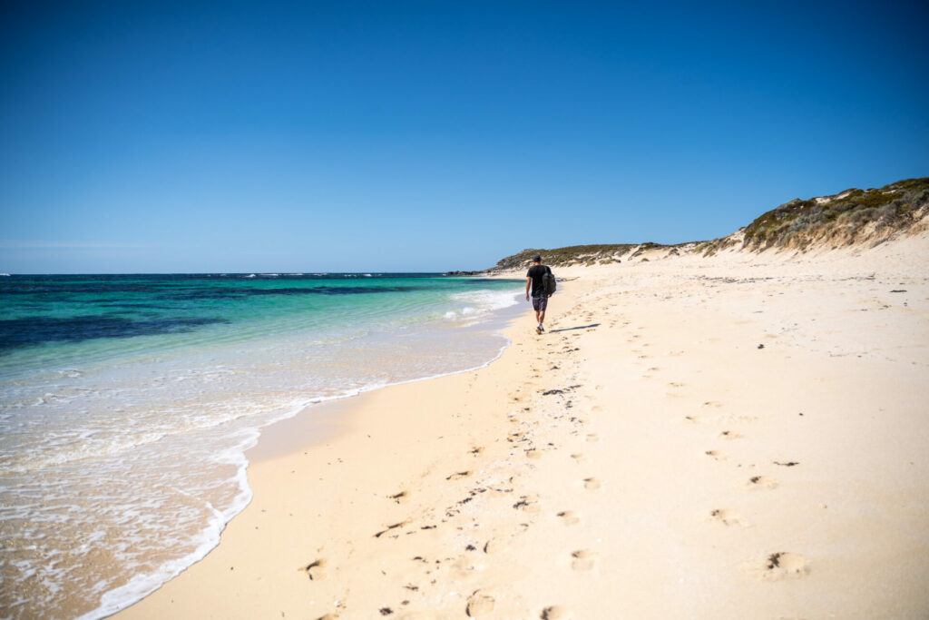 Plage sur Rottnest island