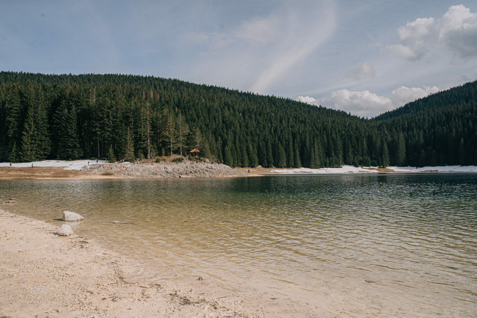 Le lac noir Monténégro