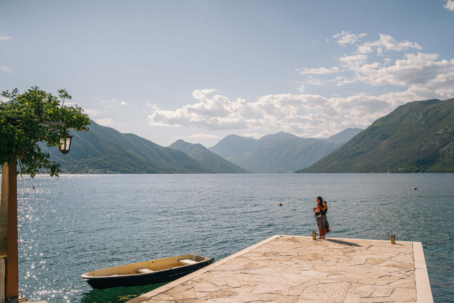 Vue sur la baie de Kotor