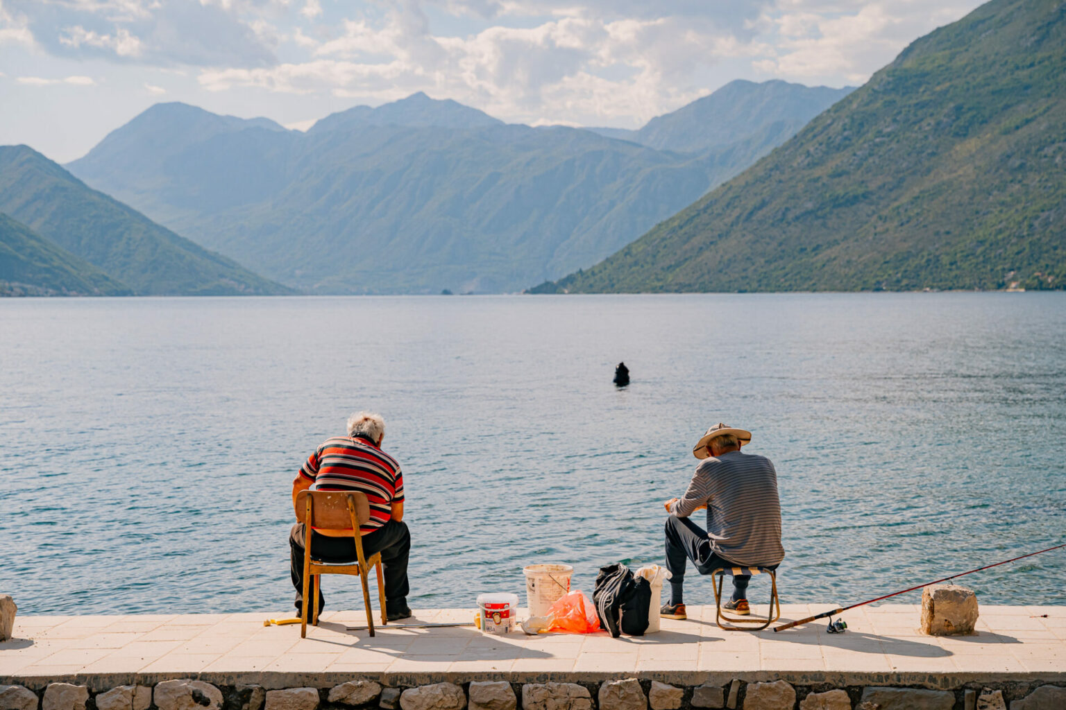 Pêcheurs baie de Kotor