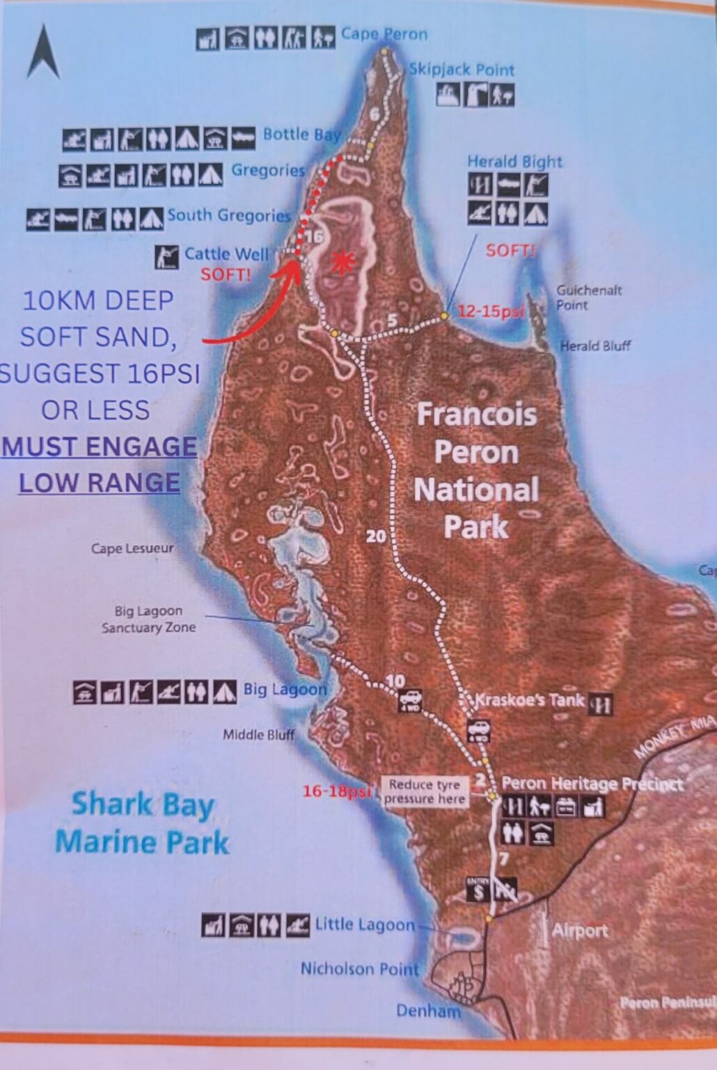 Carte François peron